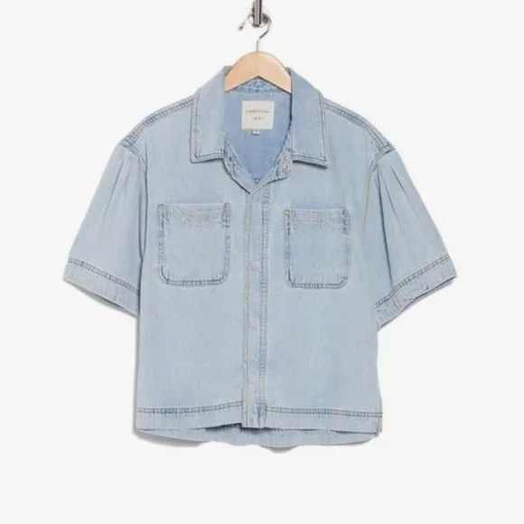 Habitual Soft Blue Denim Shirt - Picture 3 of 7
